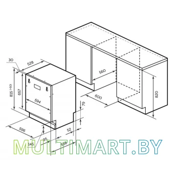 Посудомоечная машина LEX PM 6062 B картинка 6